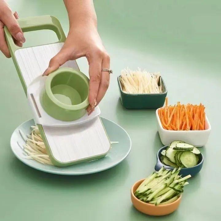 2-in-1 Kitchen Slicer & Knife Sharpener Combo